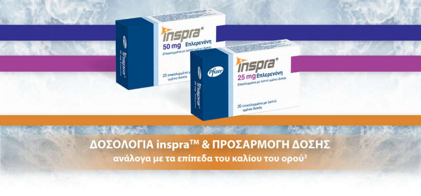 Inspra - Κλινικές πληροφορίες και αποτελεσματικότητα